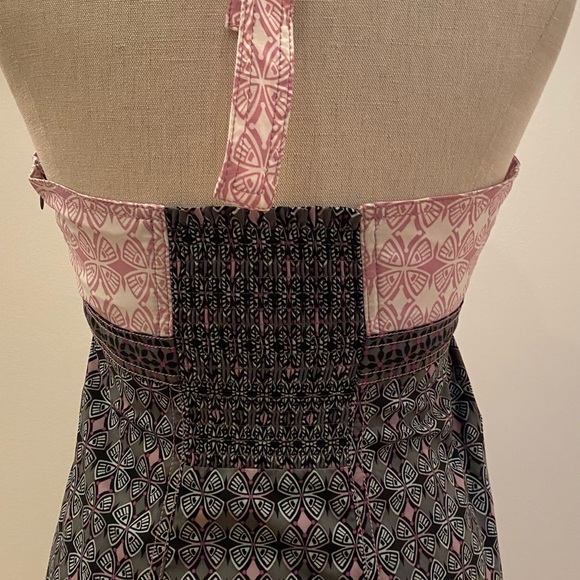 Athleta Womens Halter Tie Dress Purple, Pinks & Grey Patterns Womens Size 12 - Picture 6 of 12
